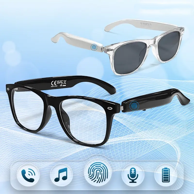 🕶️AI Smart Glasses – Instant Translation & TWS Headphones – HiFi Audio Sunglasses with BT 5.4 🤖