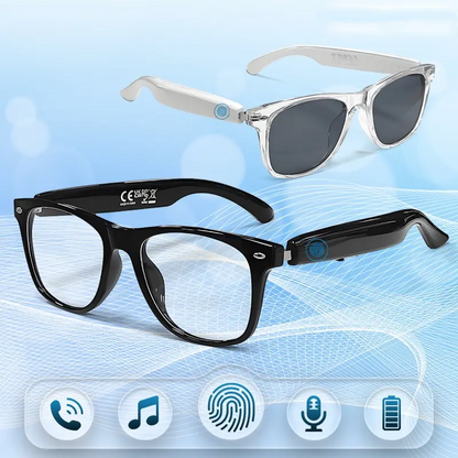 🕶️AI Smart Glasses – Instant Translation & TWS Headphones – HiFi Audio Sunglasses with BT 5.4 🤖