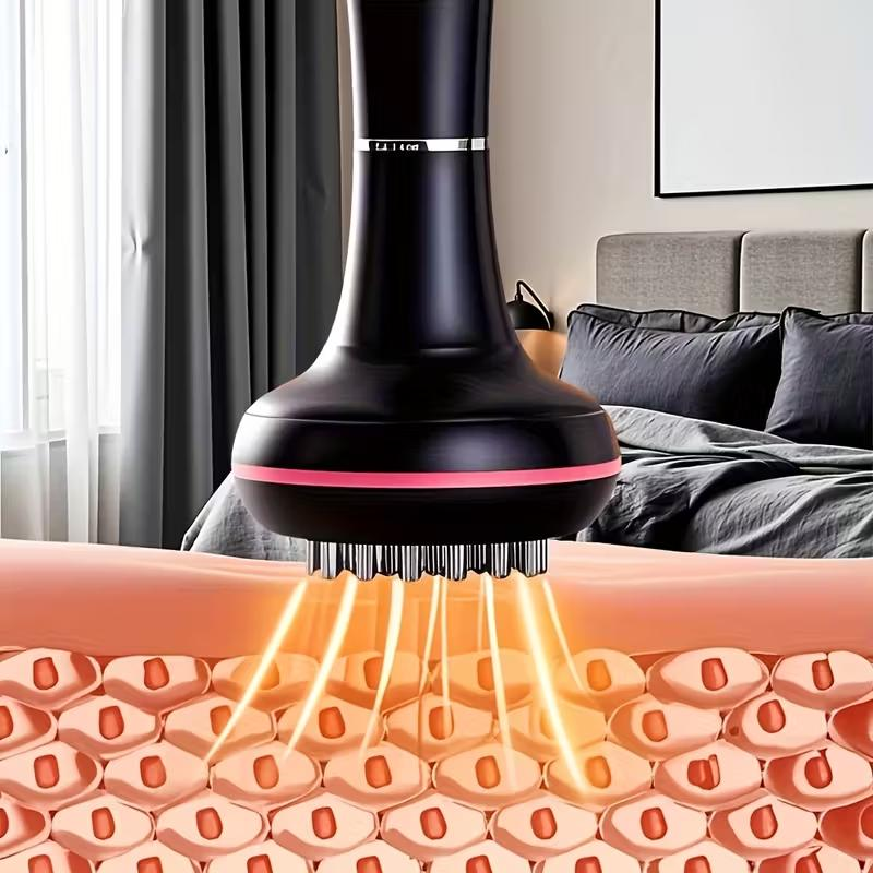 Electric massage brush - FullBody Abdomen, Leg, Back and Shoulder Massage,USB Charging TPE Muscle Soothing