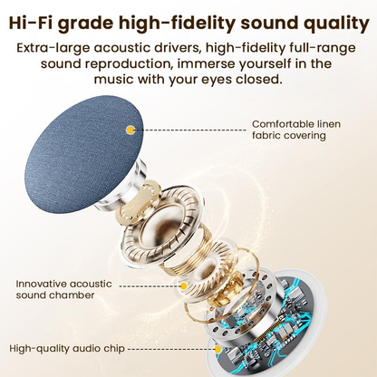 Ultra-Thin Bluetooth Pillow Speaker – 1cm Slim with White Noise for Deep Sleep, Bluetooth 6.0