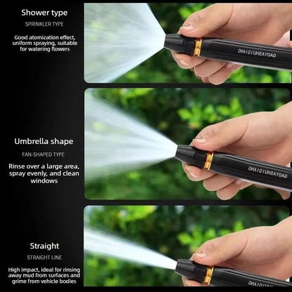 High-Pressure Car Wash Gun with Booster Nozzle – Perfect for Watering Plants & Washing Cars