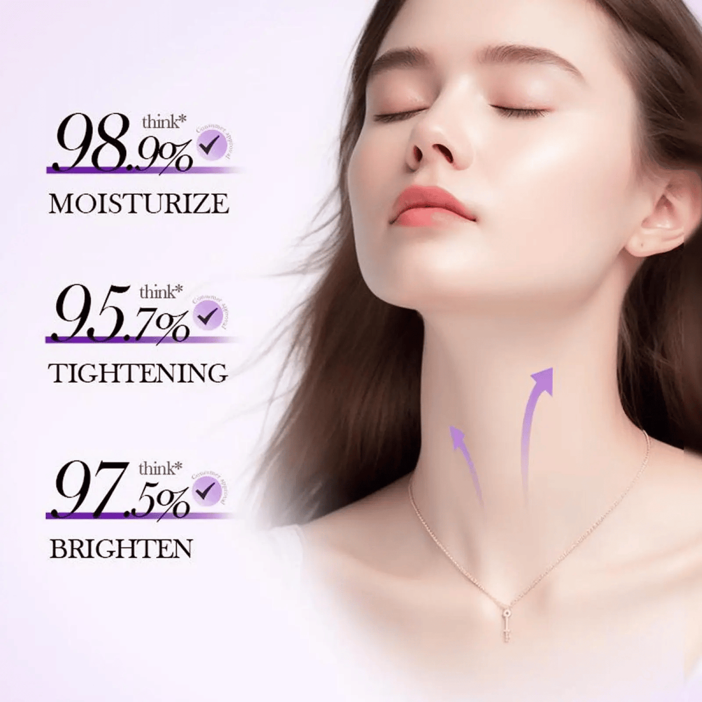 Last Day 49% OFF 🧴 2026 Roller Massage Neck Cream | Firms Neck, Reduces Wrinkles & Double Chin