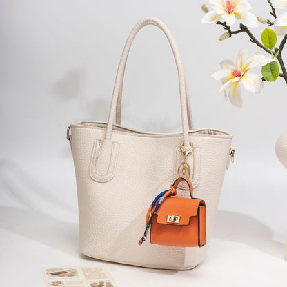 Mini Square Bag Pendant Keychain