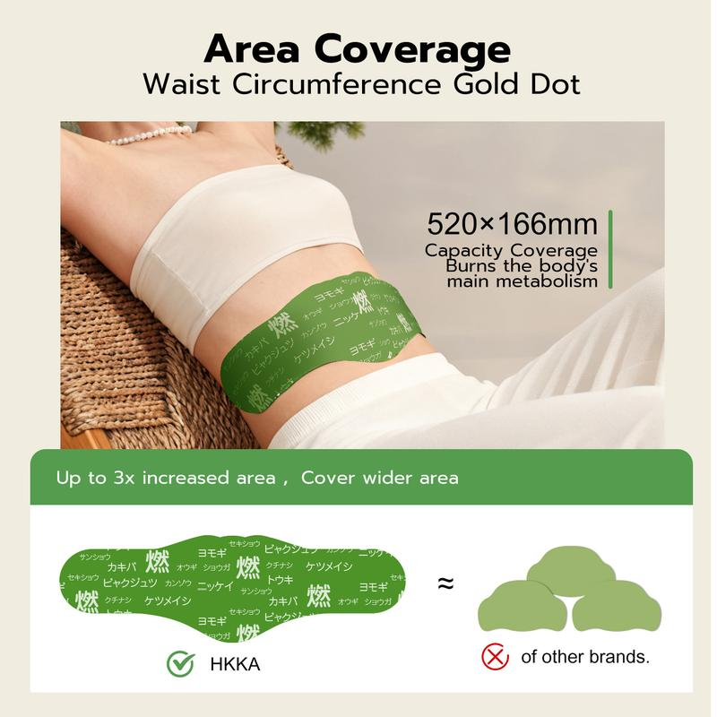 Deritum Japanese Herbal patch Pad Balance Patch,Health Patch,Waist and abdomen brush